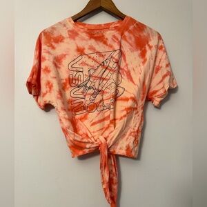 Fifth Sun Coral Tie-Dye Tee